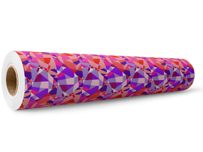 Cyclamen Sensation Mosaic Wrap Film Wholesale Roll~Rwraps Series 914 Digitally Printed Vinyl Roll~5