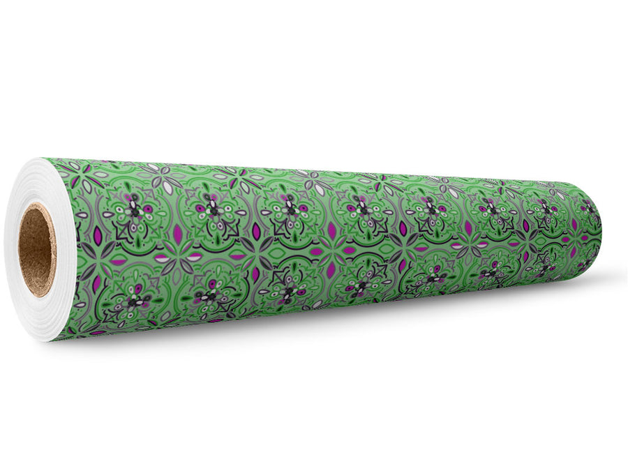 Cymbidium Orchid Tile Wrap Film Wholesale Roll~Rwraps Series 914 Digitally Printed Vinyl Roll~5