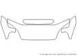 lanos 3M Clear Bra Hood Precut PPF Diagram