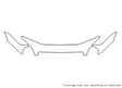 leganza Avery Dennison Clear Bra Hood Precut PPF Diagram