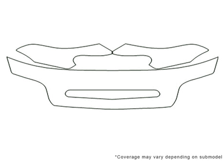 nubira Avery Dennison Clear Bra Hood Precut PPF Diagram