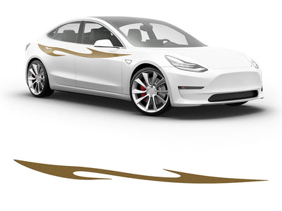 3M Gold Dagger Body Graphic~Full Side Auto Decal Kit~0