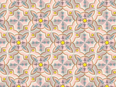 Dahlia Tile Vinyl Wrap Pattern~Rwraps Series 914 Digitally Printed Vinyl Wrap~0