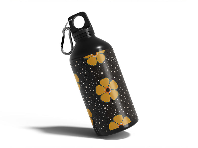 daisy daisy retro Water Bottle DIY Stickers