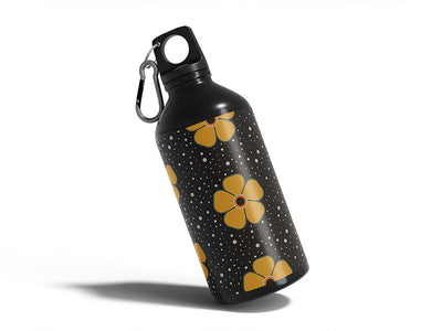 daisy daisy retro Water Bottle DIY Stickers