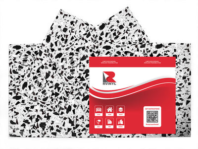 dalmatian terrazzo stone Craft Vinyl Sheet Pack