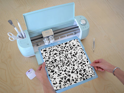 dalmatian terrazzo stone Cricut Compatible Vinyl