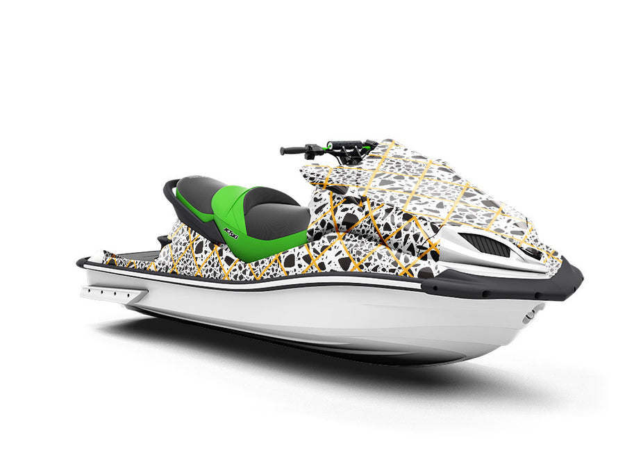 Dalmatian Tile Jet Ski Vinyl Customized Wrap