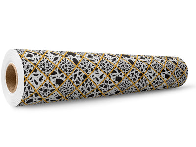 Dalmatian Tile Wrap Film Wholesale Roll~Rwraps Series 914 Digitally Printed Vinyl Roll~5