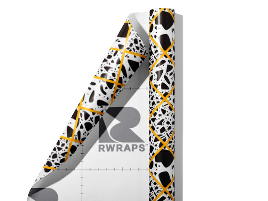 Dalmatian Tile Wrap Film Sheets~Rwraps Series 914 Dalmatian Tile Scrolled Sheet~4