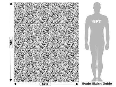 Dalmatian  Terrazzo Vehicle Wrap Scale~Rwraps Series 914 Dalmatian  Terrazzo Measurements~1