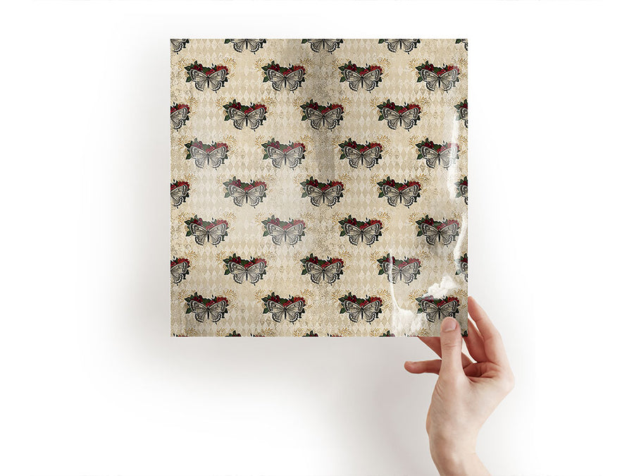 damask moths gothic Craft Sheets