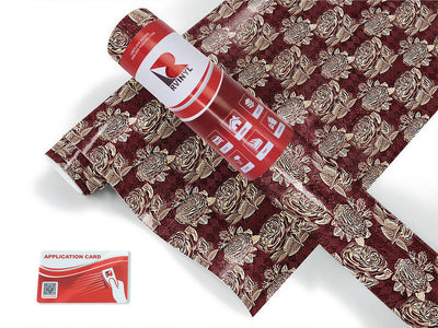 damask roses gothic Craft Vinyl Roll