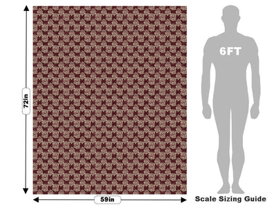Damask Roses Gothic Vehicle Wrap Scale~Rwraps Series 914 Damask Roses Gothic Measurements~1