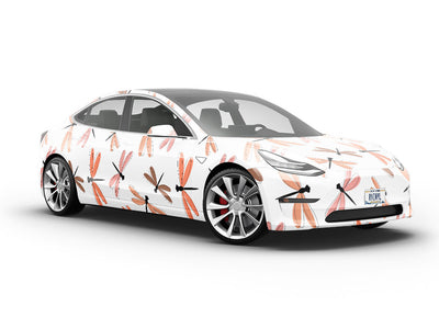 Damsel In Distress Bug Vehicle Vinyl Wrap