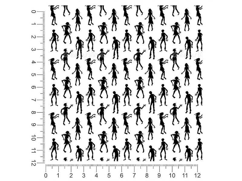 dancing dead horror 1ft x 1ft Craft Sheets