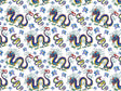 Dancing Serpents Mystic Vinyl Wrap Pattern~Rwraps Series 914 Digitally Printed Vinyl Wrap~0