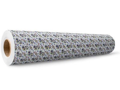 Dancing Serpents Mystic Wrap Film Wholesale Roll~Rwraps Series 914 Digitally Printed Vinyl Roll~5