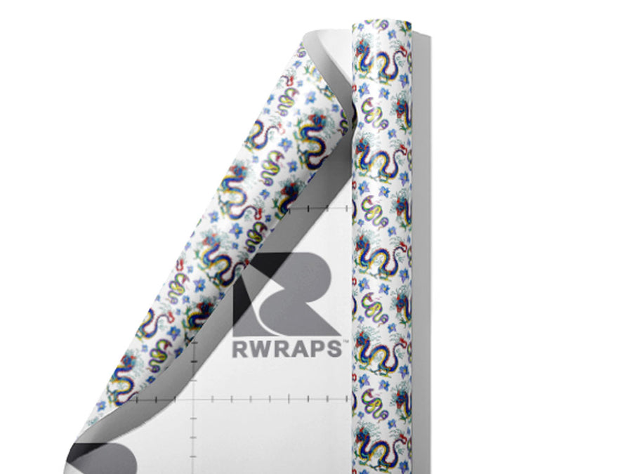 Dancing Serpents Mystic Wrap Film Sheets~Rwraps Series 914 Dancing Serpents Mystic Scrolled Sheet~3