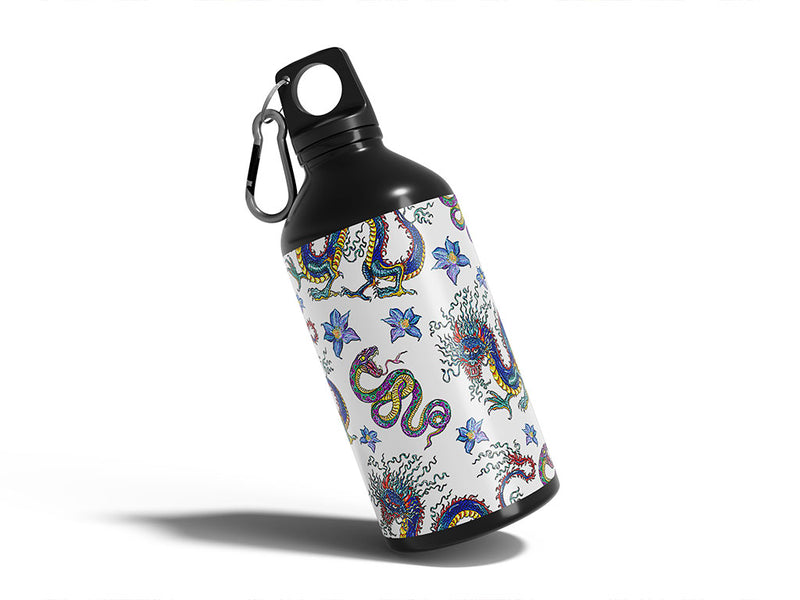 dancing serpents horror Water Bottle DIY Stickers