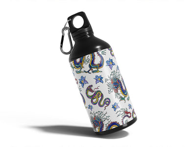 dancing serpents horror Water Bottle DIY Stickers