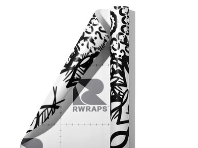 Dancing Spirals Mandala Wrap Film Sheets~Rwraps Series 914 Dancing Spirals Mandala Scrolled Sheet~3