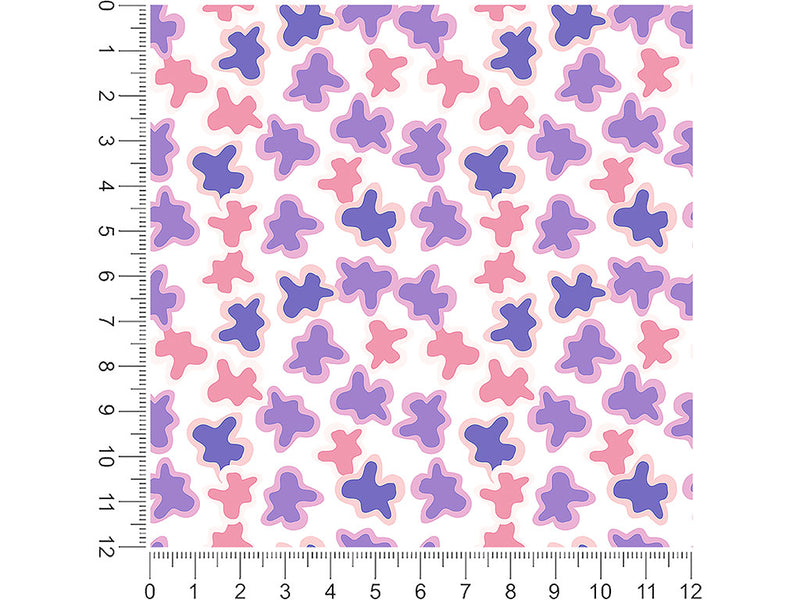 dancing type abstract geometric 1ft x 1ft Craft Sheets