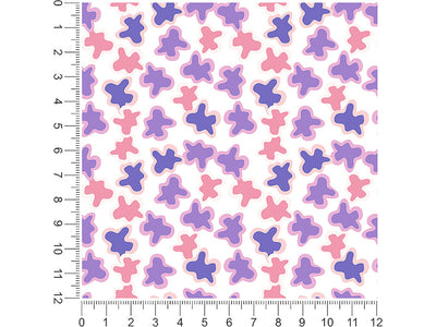dancing type abstract geometric 1ft x 1ft Craft Sheets