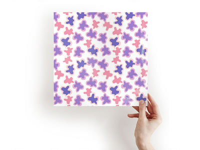 dancing type abstract geometric Craft Sheets