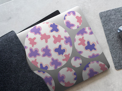 dancing type abstract geometric DIY Laptop Stickers
