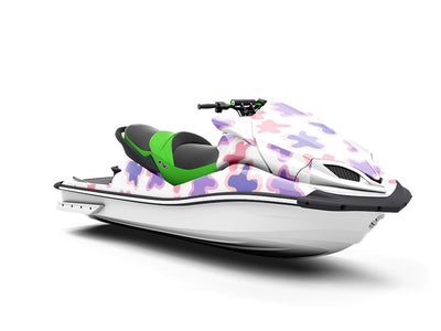 Dancing Type Abstract Jet Ski Vinyl Customized Wrap