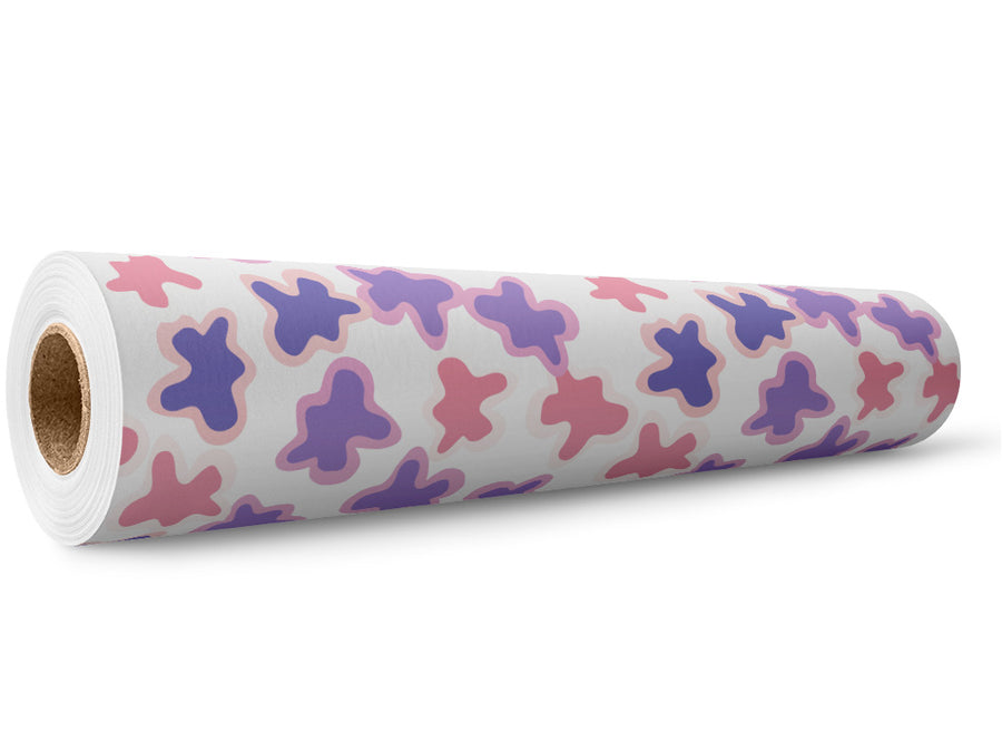 Dancing Type Abstract Wrap Film Wholesale Roll~Rwraps Series 914 Digitally Printed Vinyl Roll~5