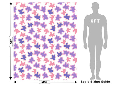 Dancing Type Abstract Vehicle Wrap Scale~Rwraps Series 914 Dancing Type Abstract Measurements~1