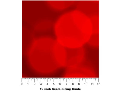 Danger Ahead Bokeh Vinyl Film Pattern Size 12 inch Scale~Rwraps Danger Ahead Bokeh Sizing Chart~2