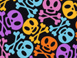 Danger Ahead Halloween Vinyl Wrap Pattern~Rwraps Series 914 Digitally Printed Vinyl Wrap~0