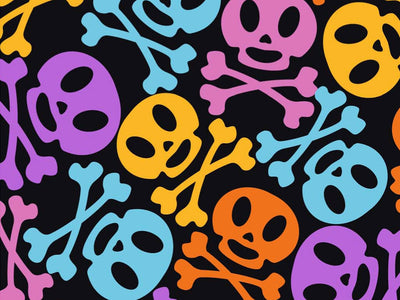 Danger Ahead Halloween Vinyl Wrap Pattern~Rwraps Series 914 Digitally Printed Vinyl Wrap~0