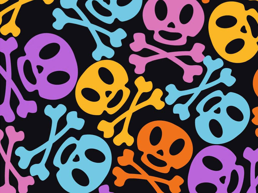 Danger Ahead Halloween Vinyl Wrap Pattern~Rwraps Series 914 Digitally Printed Vinyl Wrap~0