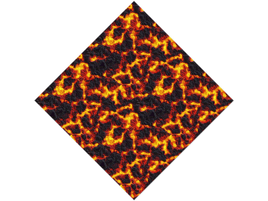 Dangerous Activity Lava Vinyl Wrap Pattern