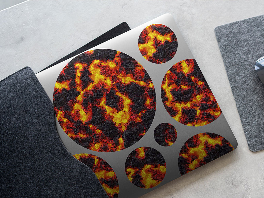 dangerous activity lava DIY Laptop Stickers