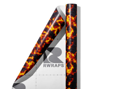 Dangerous Activity Lava Wrap Film Sheets~Rwraps Series 914 Dangerous Activity Lava Scrolled Sheet~3