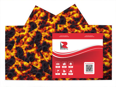dangerous hotspot lava Craft Vinyl Sheet Pack