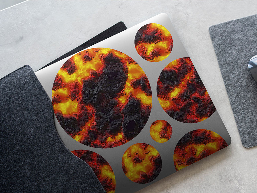 dangerous hotspot lava DIY Laptop Stickers