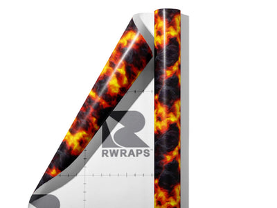 Dangerous Hotspot Lava Wrap Film Sheets~Rwraps Series 914 Dangerous Hotspot Lava Scrolled Sheet~3
