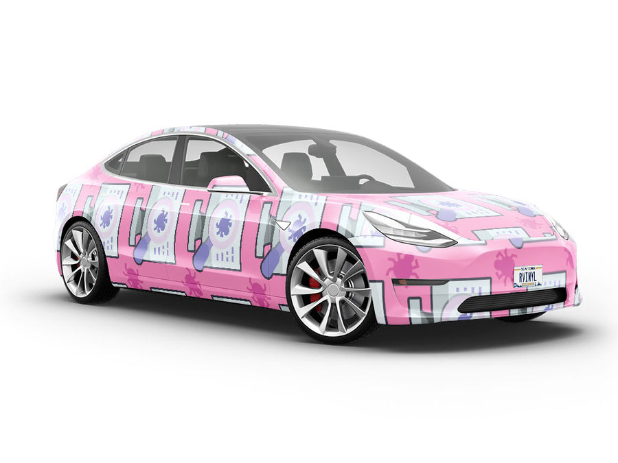 Dangerous Infestation Technology Vehicle Vinyl Wrap