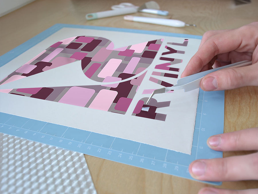 daphne blake abstract geometric Easy Weed Craft Vinyl