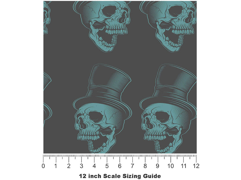 Dapper Dan Halloween Vinyl Film Pattern Size 12 inch Scale~Rwraps Dapper Dan Halloween Sizing Chart~2