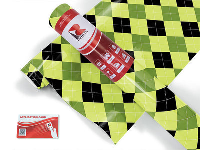 dapper envy argyle Craft Vinyl Roll