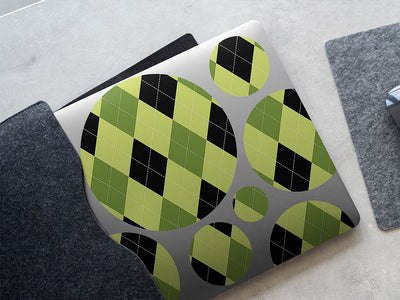 dapper envy argyle DIY Laptop Stickers