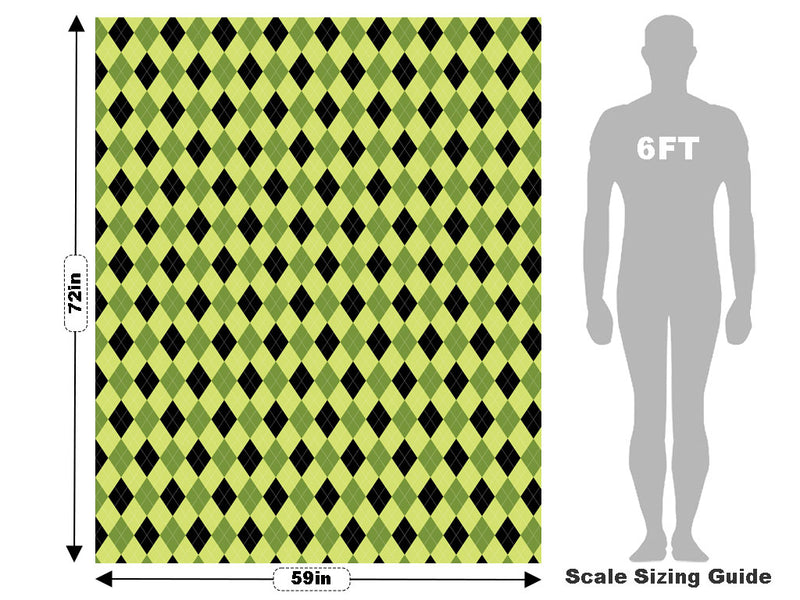 Dapper Envy Argyle Vehicle Wrap Scale~Rwraps Series 914 Dapper Envy Argyle Measurements~1