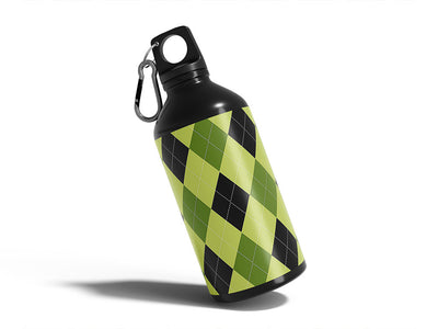 dapper envy argyle Water Bottle DIY Stickers